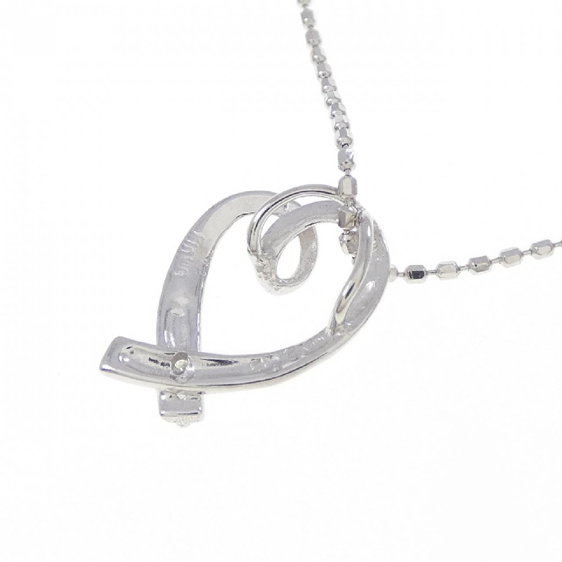 K10WG Dây chuyền kim cương hình trái tim 0.02CT - Hàng hiệu Authentic 860647