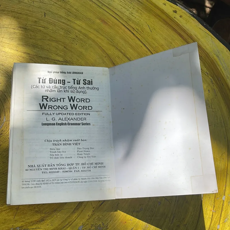 TỪ ĐÚNG - TỪ SAI- L.G. ALEXANDER- RIGHT- WRONG  736840