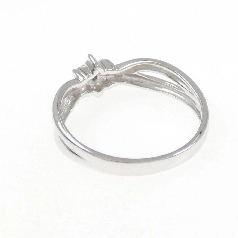 Nhẫn kim cương hoa K18WG 0.11CT - Hàng hiệu Authentic 850900