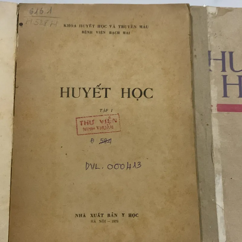 Huyết học, tập 1-2, Nhà xuất bản Y học 709174
