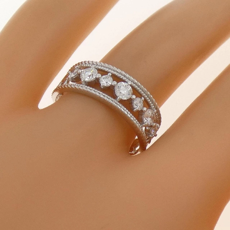 Nhẫn kim cương K18WG 0.46CT - Hàng hiệu Authentic 853385