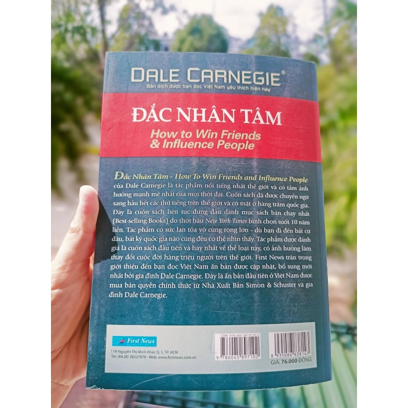 Đắc Nhân Tâm (Bìa mềm) | Dale Carnegie | Sách còn mới 95% - Freeship 383909