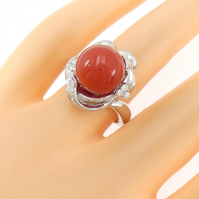 Nhẫn San Hô PT900 11.2mm - Hàng hiệu Chính hãng 852542