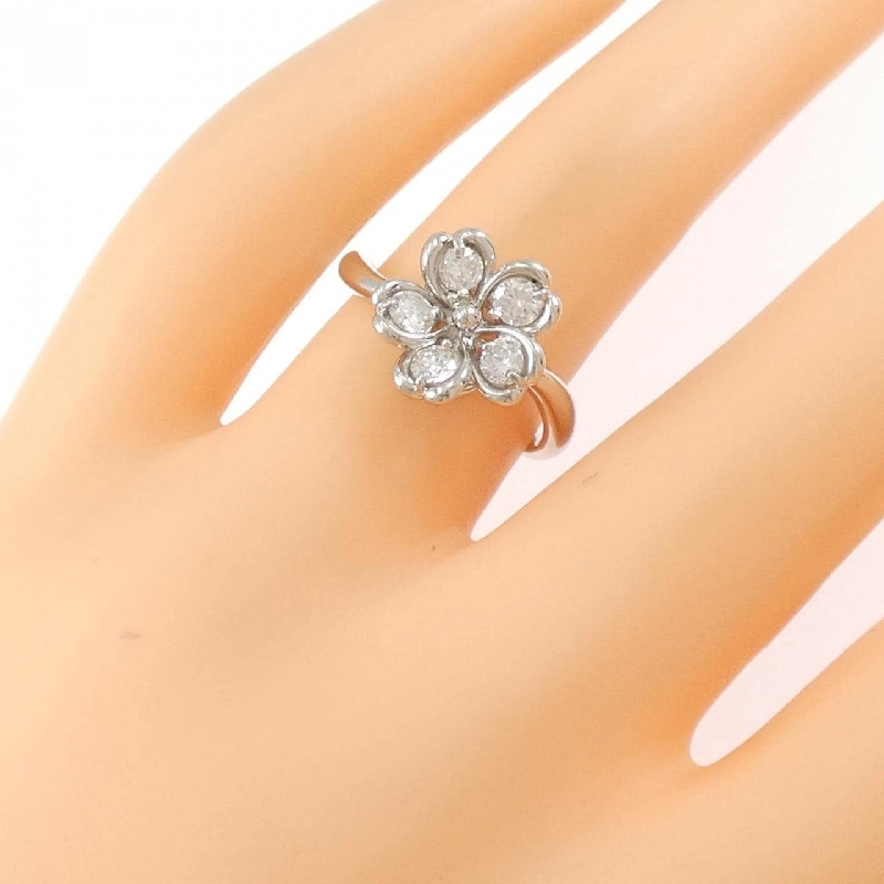 Nhẫn kim cương hoa PT900 0.50CT - Hàng hiệu Authentic 854185