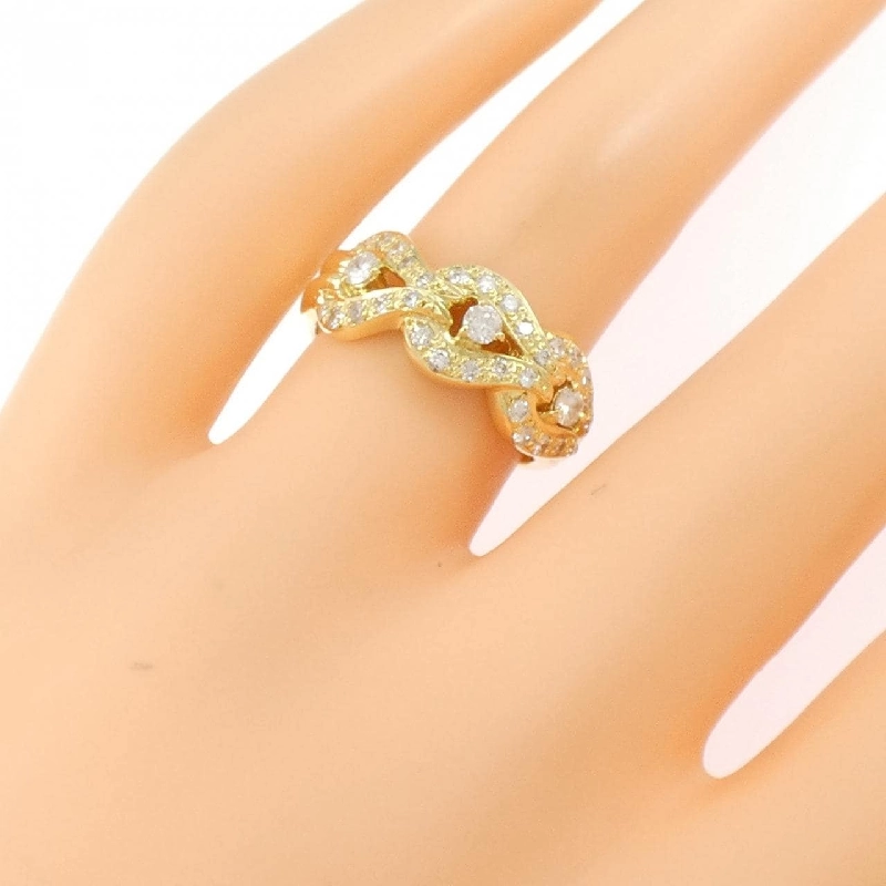 Nhẫn kim cương K18YG 0.53CT - Hàng hiệu Chính hãng 852013