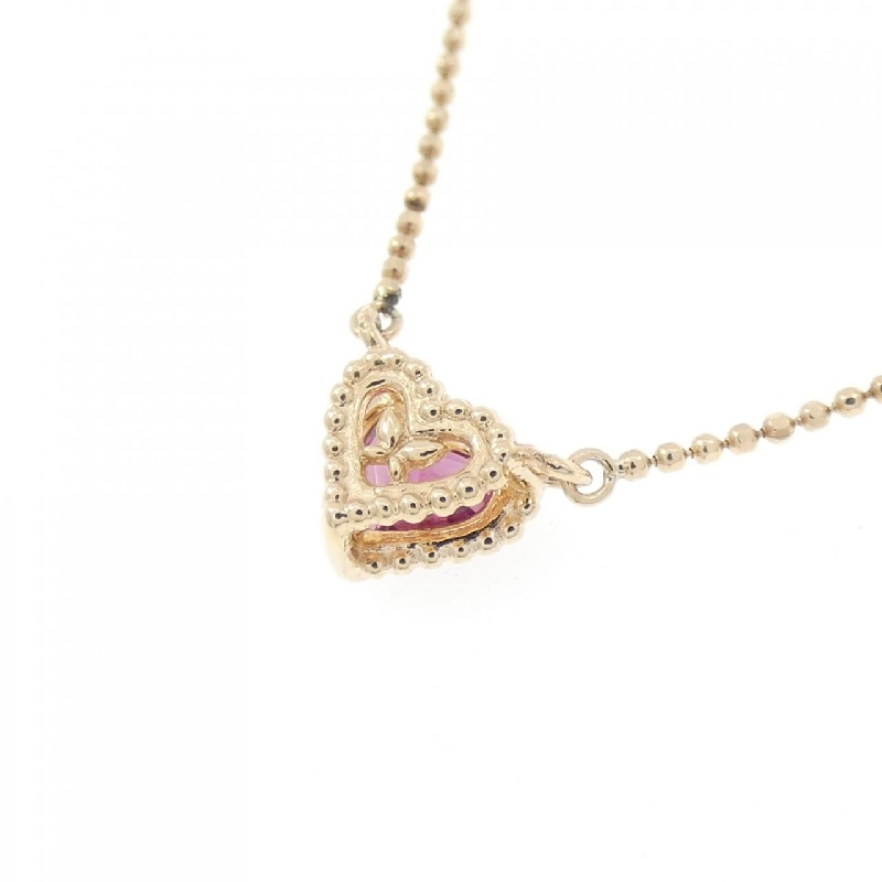 K10YG Mặt Dây Chuyền Hình Trái Tim Đá Garnet - Hàng hiệu Chính Hãng 860671