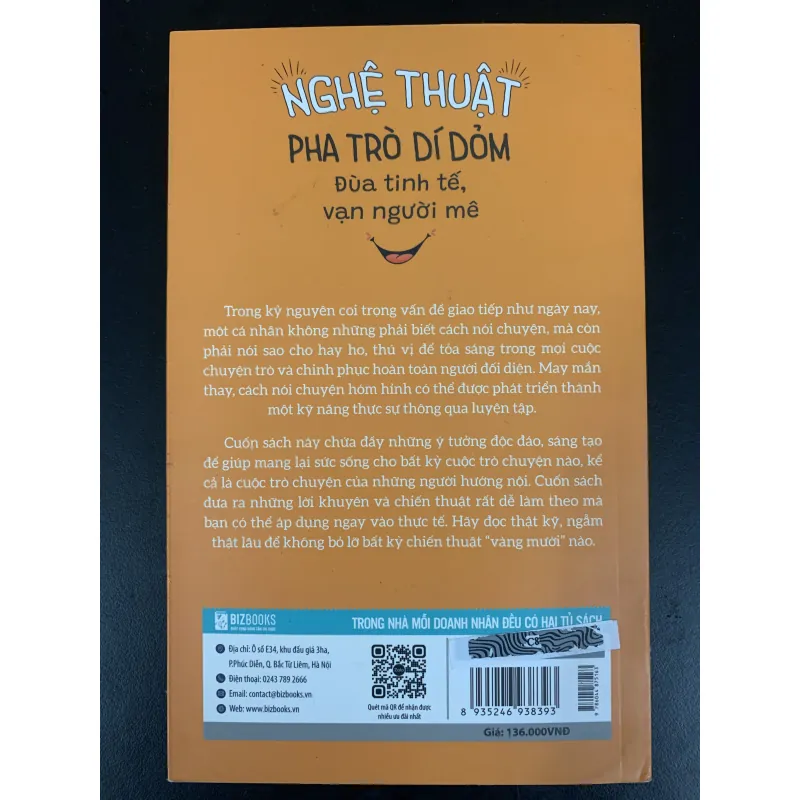 (Sách cũ) Nghệ thuật pha trò dí dỏm - Patrick King - Ngọc Minh dịch 931751
