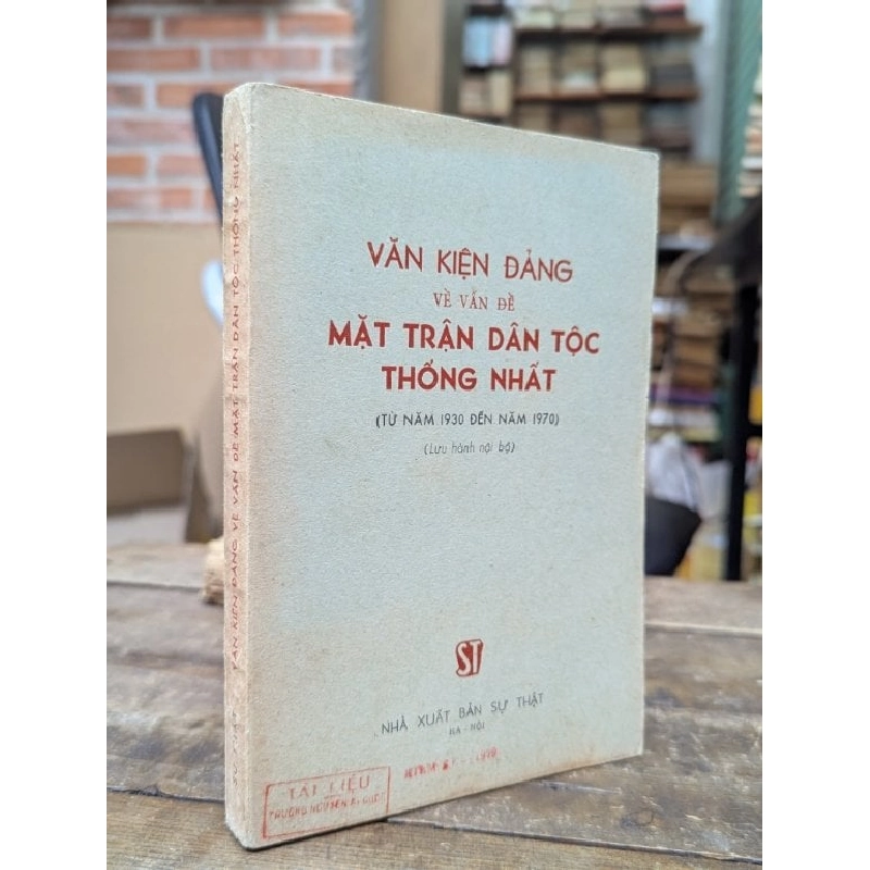 Văn kiện đảng về vấn đề mặt trận dân tộc thống nhất 551534