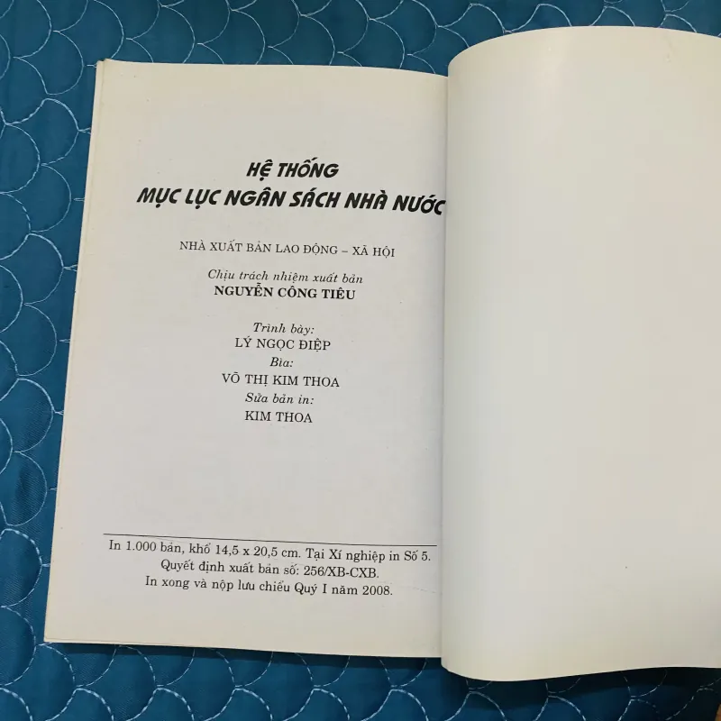 Hệ Thống Mục Lục Ngân Sách Nhà Nước#HATRA 968601