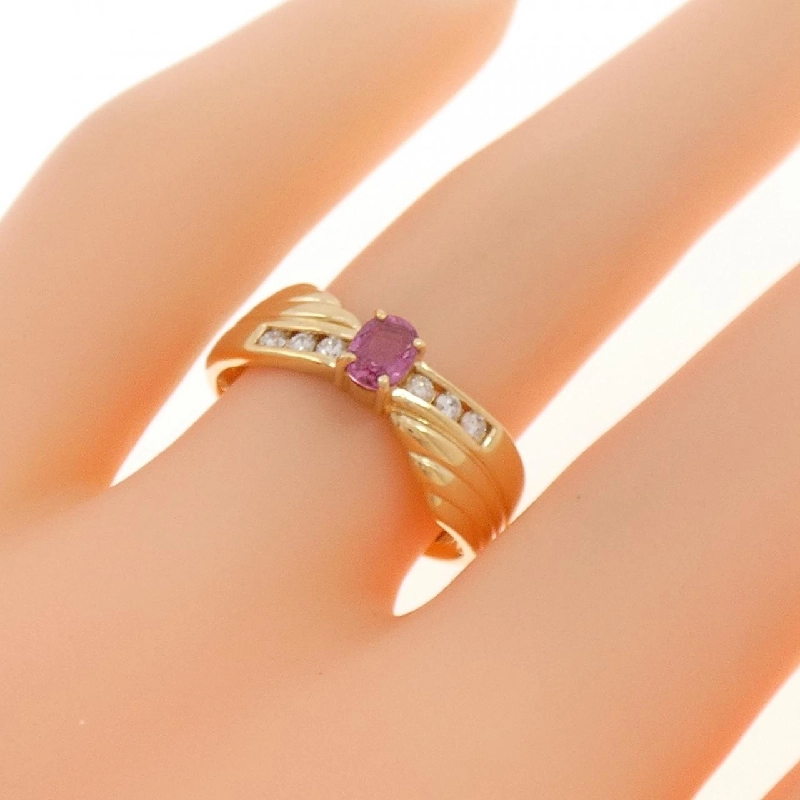 Nhẫn Ruby K18YG - Hàng hiệu Chính hãng 850476