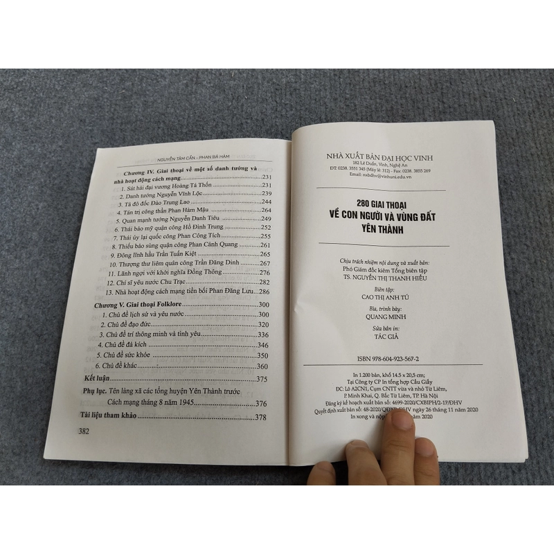 280 GIAI THOẠI VỀ CON NGƯỜI VÀ VÙNG ĐẤT YÊN THÀNH 464374