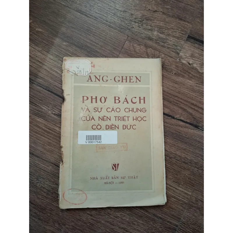 Phơ - Bách Và Sự Cáo Chung Của Nền Triết Học Cổ Điển Đức - Ăng - Ghen 716034
