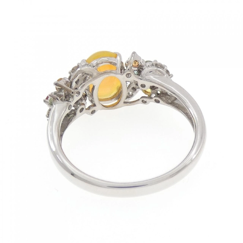 K18WG Nhẫn đá màu - Hàng hiệu Authentic 851271