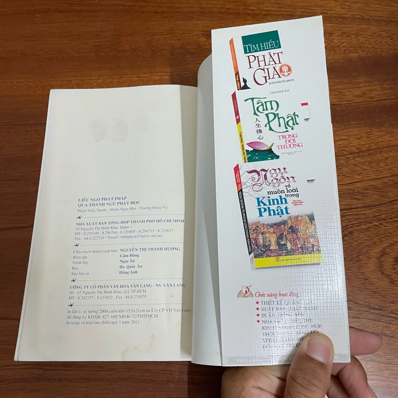 II Tựa sách: Liễu Ngộ Phật Pháp Qua Thành Ngữ Phật Học - 2011 485470