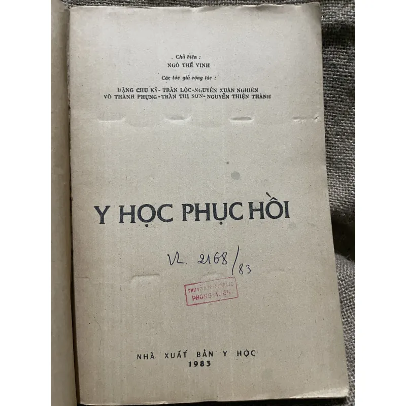 Y học phục hồi- sách y khổ lớn- 600 trang  1000309