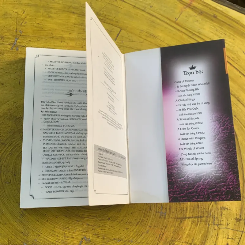 GAME OF THRONES (2a, 2b) - GEORGE R.R. MARTIN- HẬU DUỆ CỦA SƯ TỬ VÀNG &  BẢY PHỤ QUỐC  782465