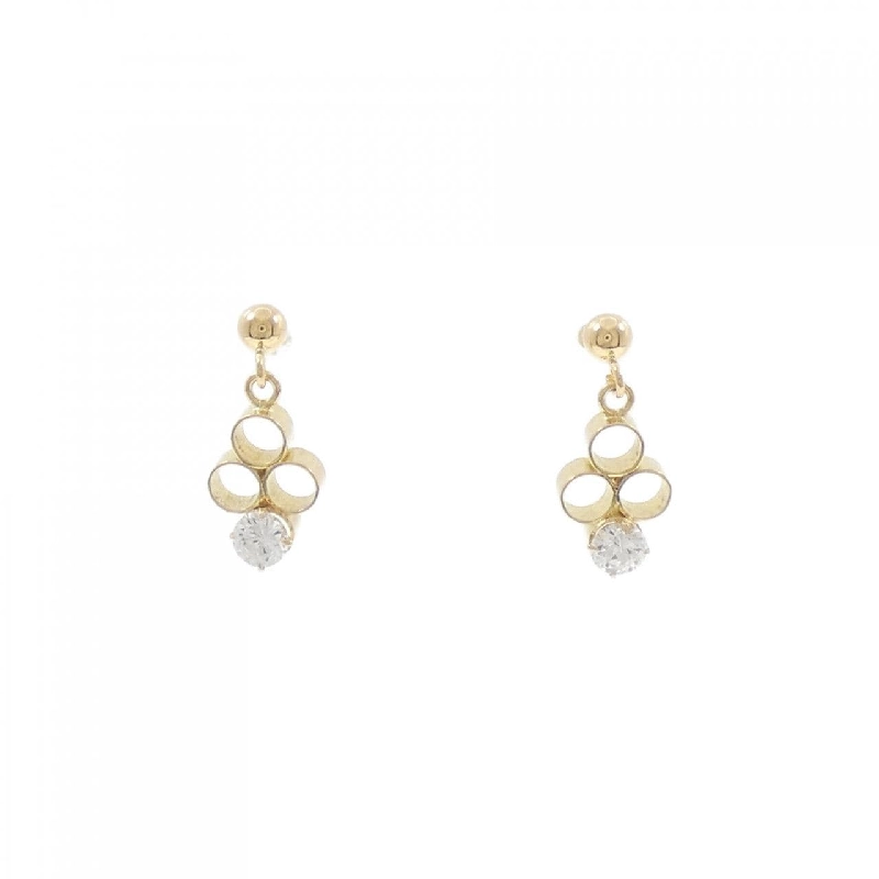 K18YG Bông tai Cubic - Hàng hiệu Chính hãng 864698