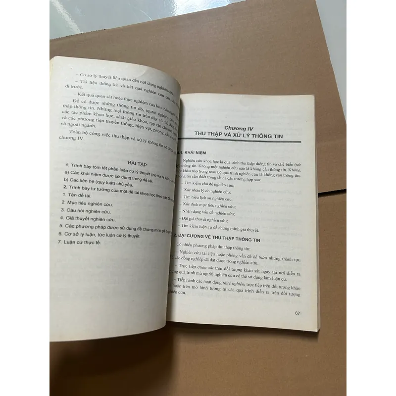 Giáo trình phương pháp luận nghiên cứu khoa học 607803