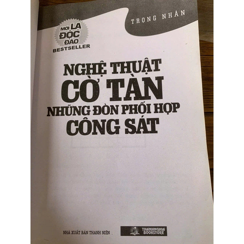 Nghệ thuật Cờ tàn : những đòn phối hợp công sát _ sách cờ tướng cũ, sách cờ tướng hay  358354