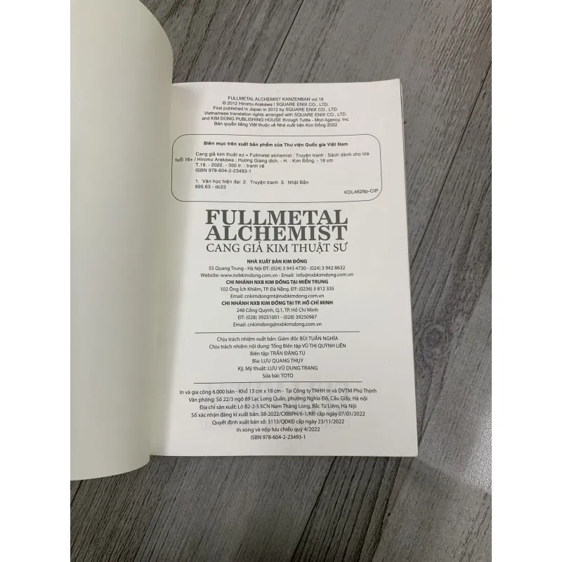 Cang giả kim thuật sư. Full bộ 18 tập.  785124