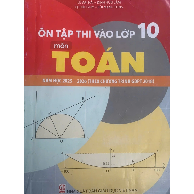 Sách Toán ôn thi vào lớp 10- theo chương trình GDPT2018 522039