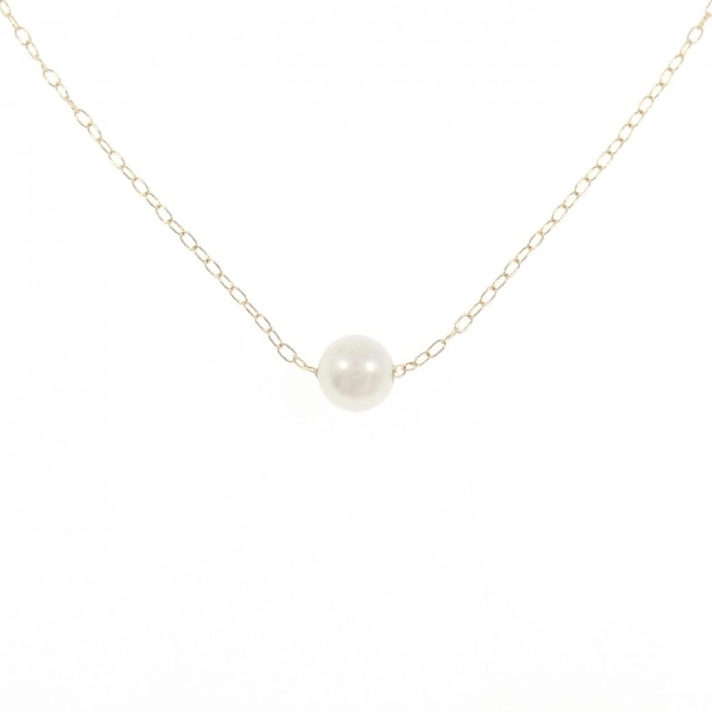 K18YG Ngọc trai Akoya Dây chuyền 4.9mm - Hàng hiệu Chính hãng 856690