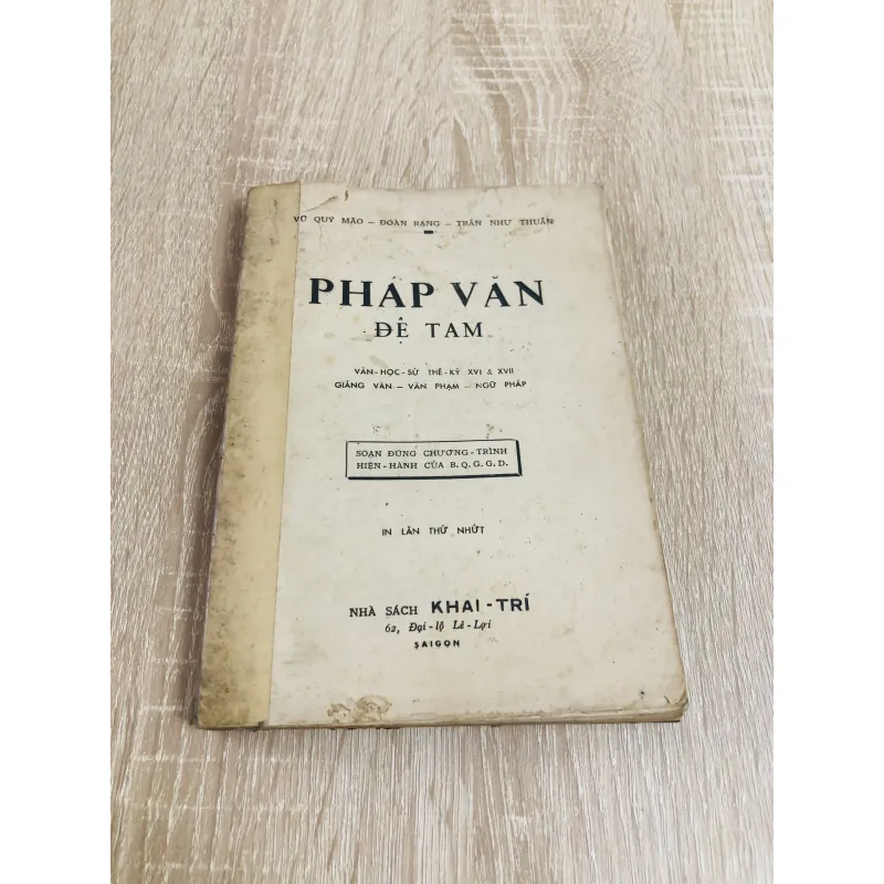 PHÁP VĂN ĐỆ TAM 971693