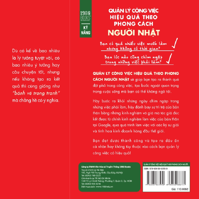 Quản Lý Công Việc Hiệu Quả Theo Phong Cách Người Nhật - Daisuke Sasaki 202190