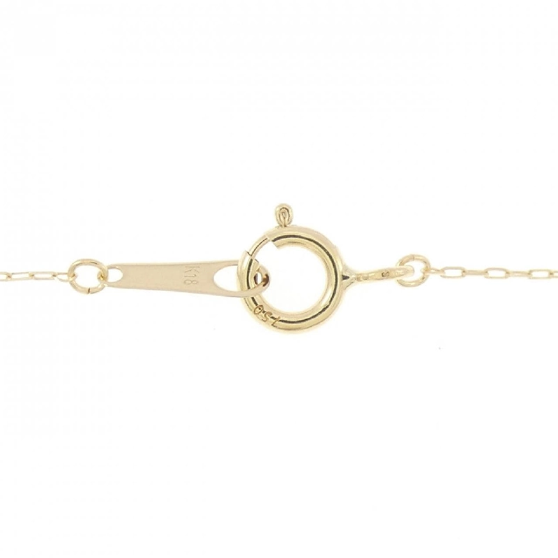 K18YG Solitaire Diamond Necklace 0.10CT - Hàng hiệu Authentic 863423