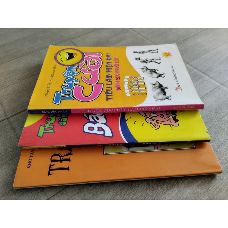 set 3 quyển : truyện cười tiếu lâm hiện đại,truyện cười dân gian Việt Nam,trạng cười VN 83908