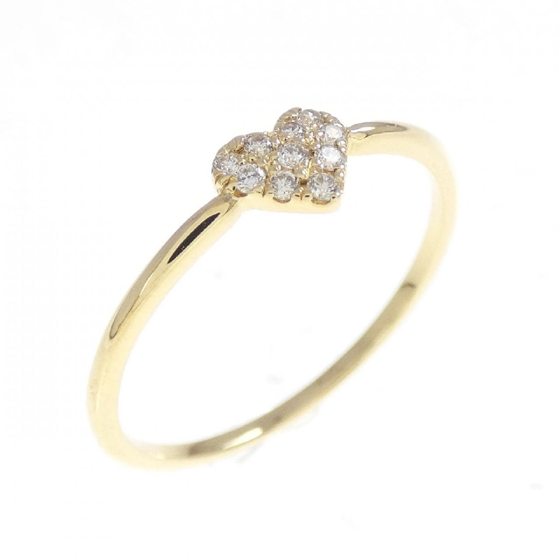 Nhẫn kim cương hình trái tim K18YG 0.05CT - Hàng hiệu chính hãng 851445
