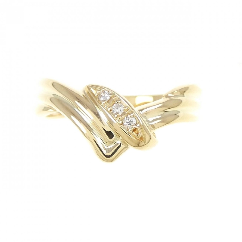 Nhẫn kim cương K18YG 0.03CT 670160