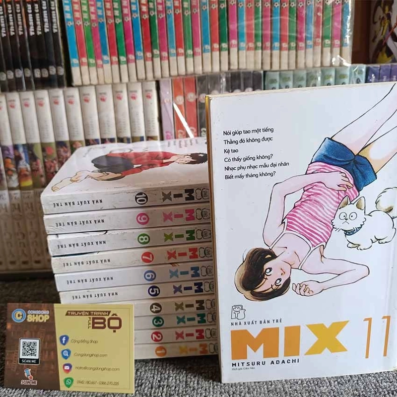 Truyện Mix - Trọn bộ 11 tập Adachi Mitsuru - NXB Trẻ 199509