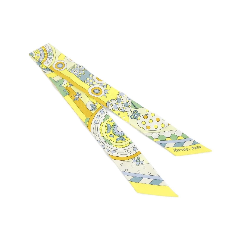 Hermès LES MURMURES DE LA FORET Twilly 063005S khăn quàng 623549