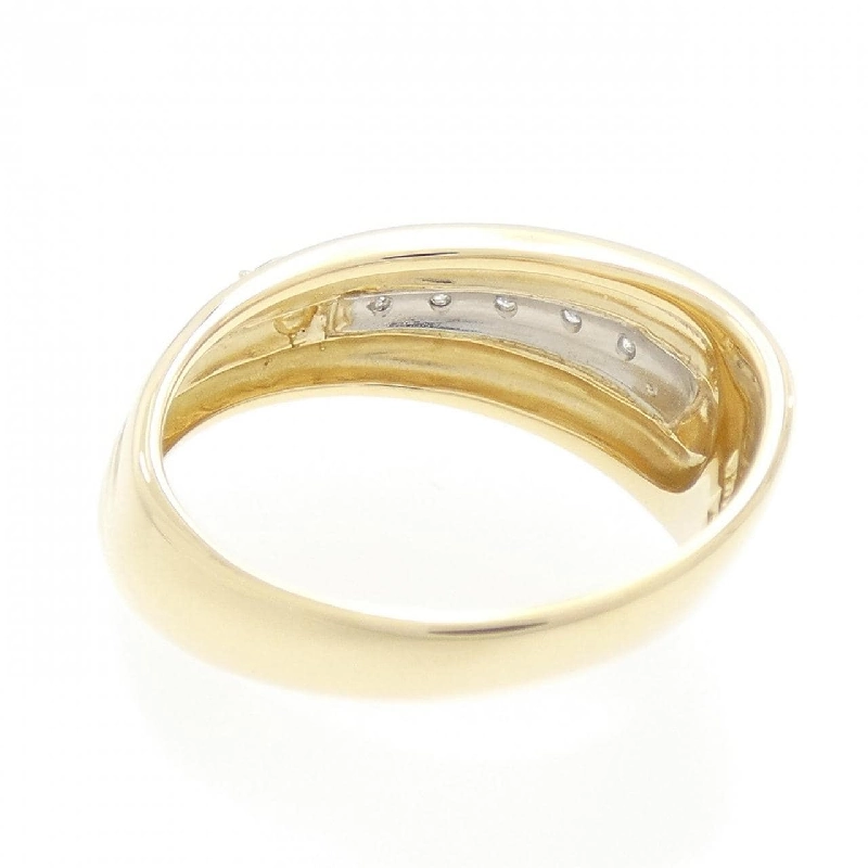 Nhẫn kim cương K18YG/PT900 0.11CT 668718