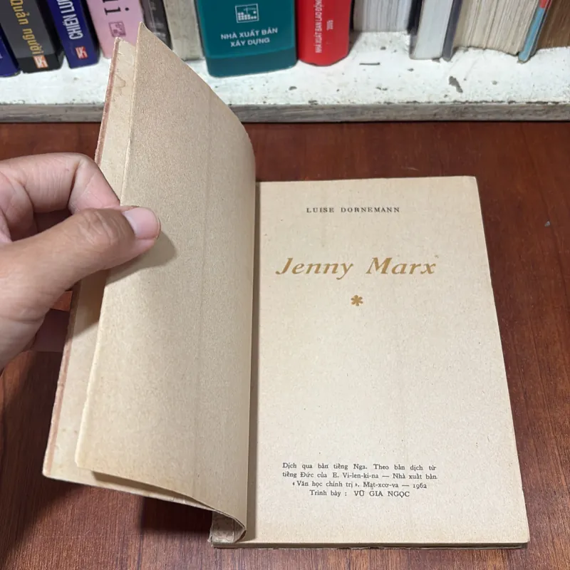 II Sách Xưa: Gienny Mác _ JENNY MARX - LUISE DORNEMANN - Trần Khuyến (Dịch) - 1976 764017