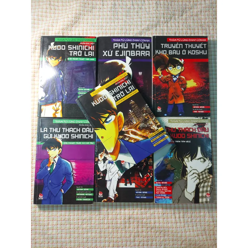 COMBO 7 CUỐN THÁM TỬ LỪNG DANH CONAN - PHẦN ĐẶC BIỆT - BẢN TIỂU THUYẾT 713709