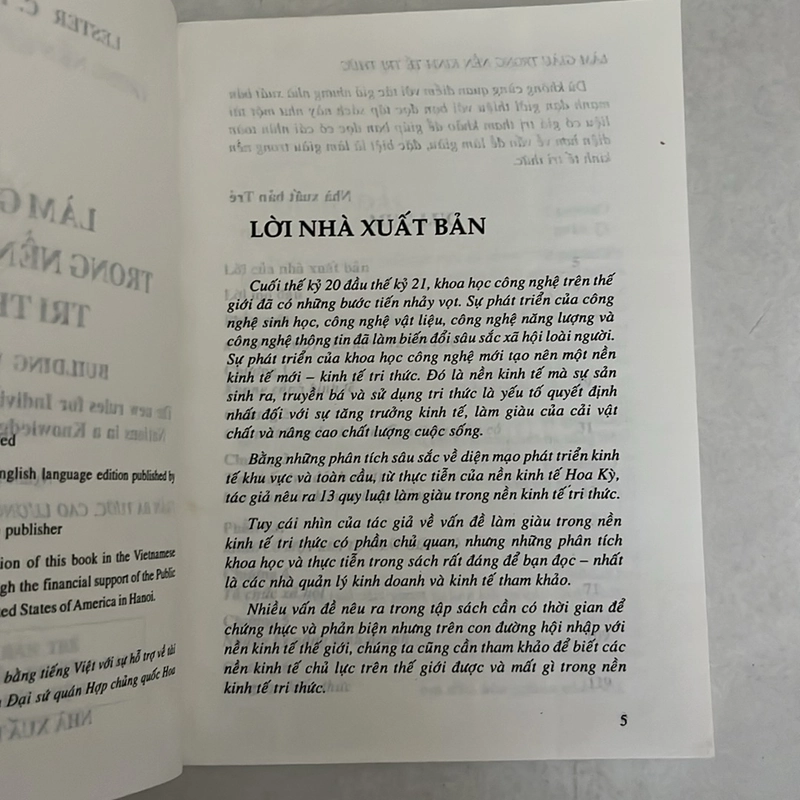 Làm giàu trong nền kinh tế tri thức - Lester C. Thurow 504462