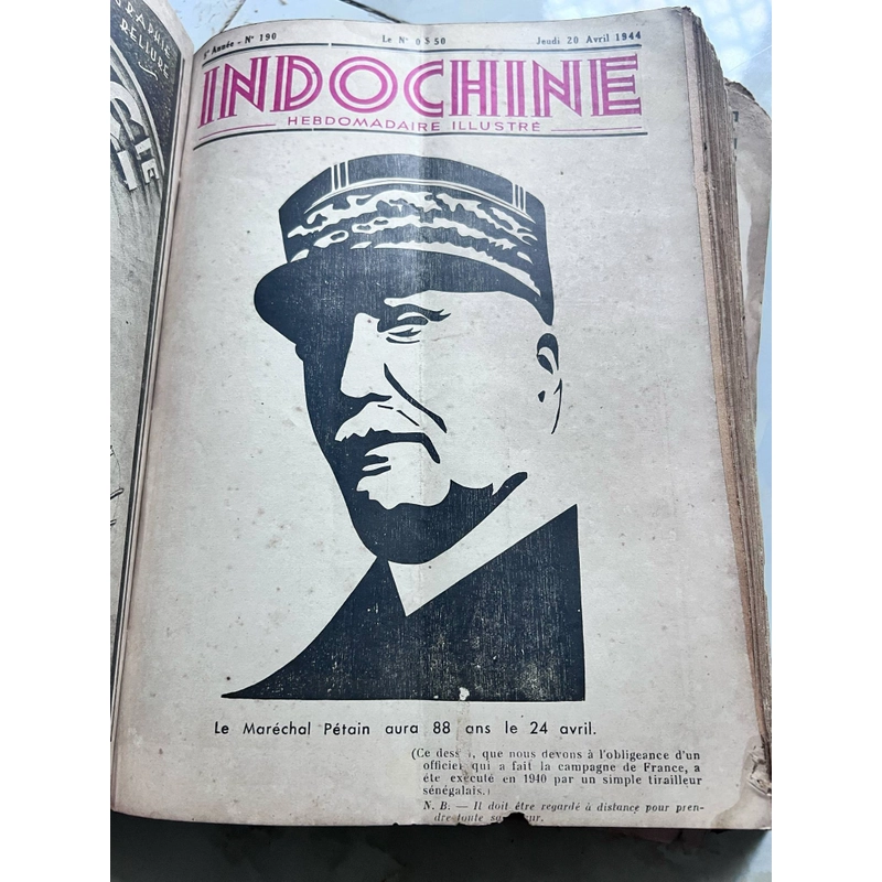 Tuần san Indochine Hebdomadaire Illustré (TẠP CHÍ INDOCHINE) 459691