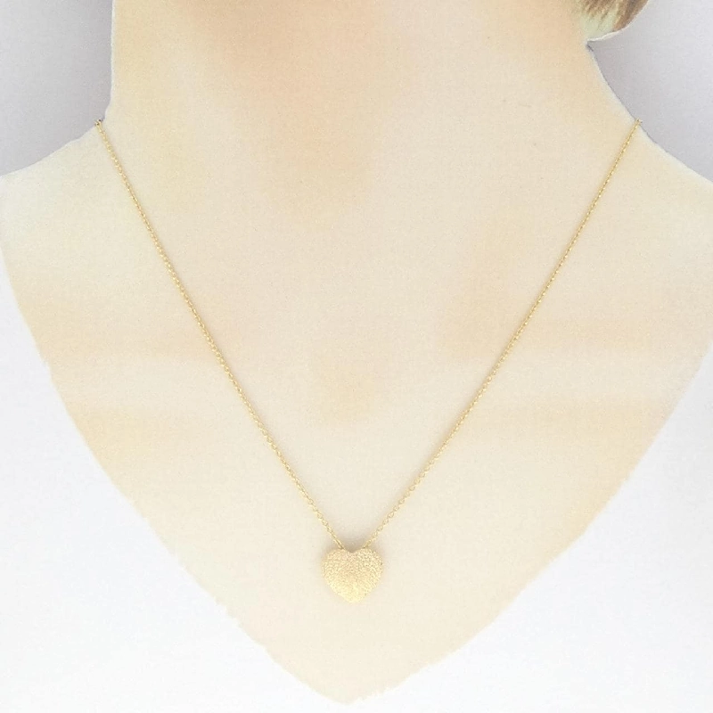 K18YG/750YG Dây chuyền hình trái tim - Hàng hiệu Authentic 858266