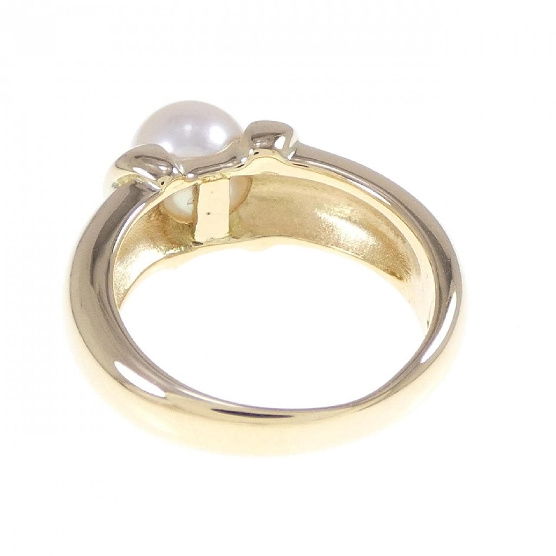 Nhẫn ngọc trai Akoya K18YG 6.9mm 668165