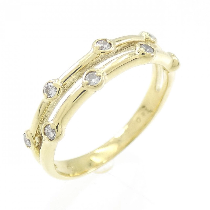 Nhẫn kim cương K18YG 0.10CT 671319