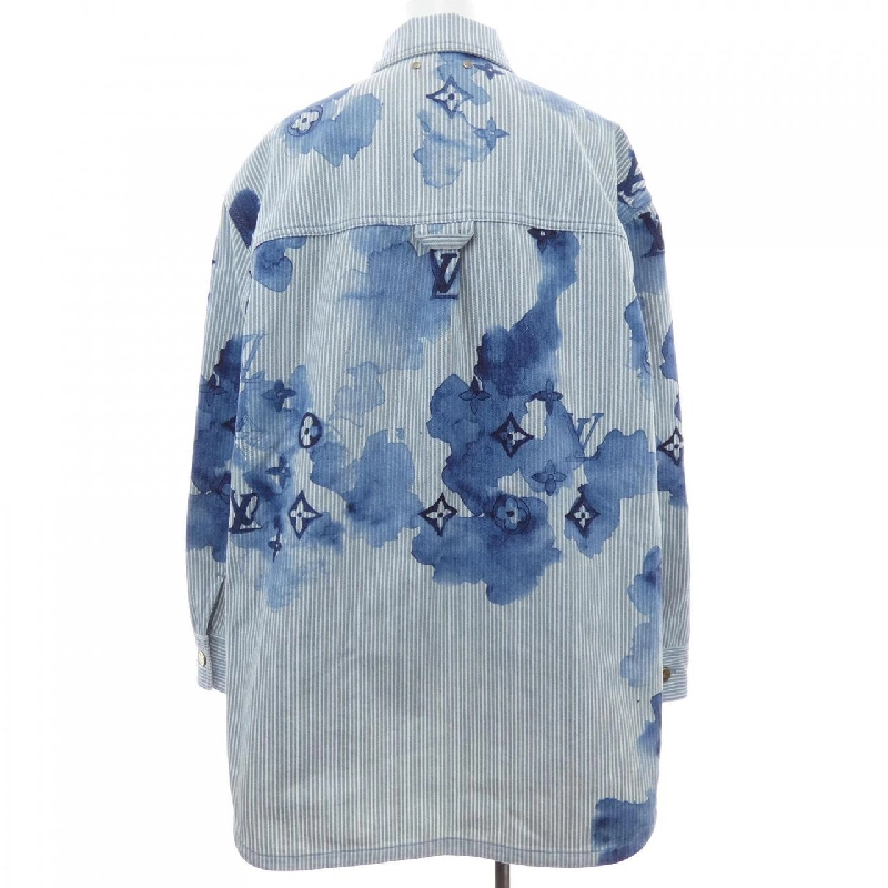 Áo khoác denim LOUIS VUITTON Striped Monogram Workwear HLS05WBX7 - Hàng hiệu Chính hãng 890632