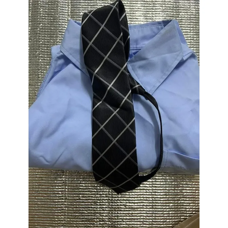 Áo sơ mi xanh kèm cà vạt 728163