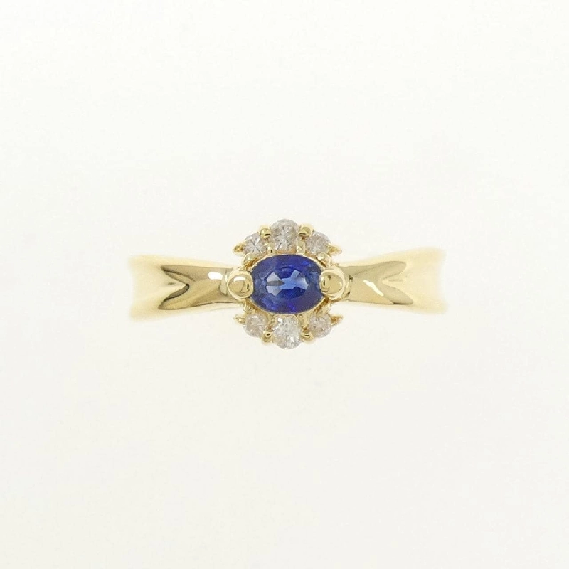 Nhẫn Sapphire K18YG 0.22CT - Hàng hiệu Chính hãng 852940
