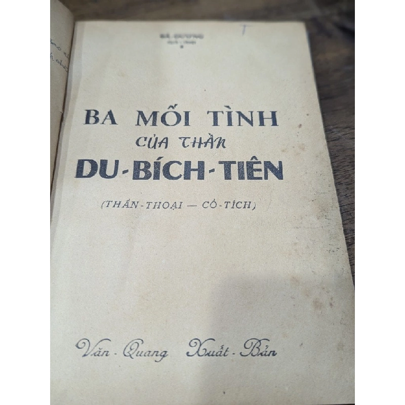 Ba mối tình của thần du bích tiên - Bá Đương dịch thuật 995704