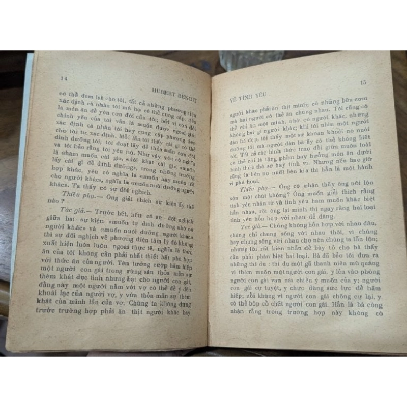 Về tình yêu - bác sĩ Hubert Benoit ( bản dịch Vũ Đình Lưu ) 995709