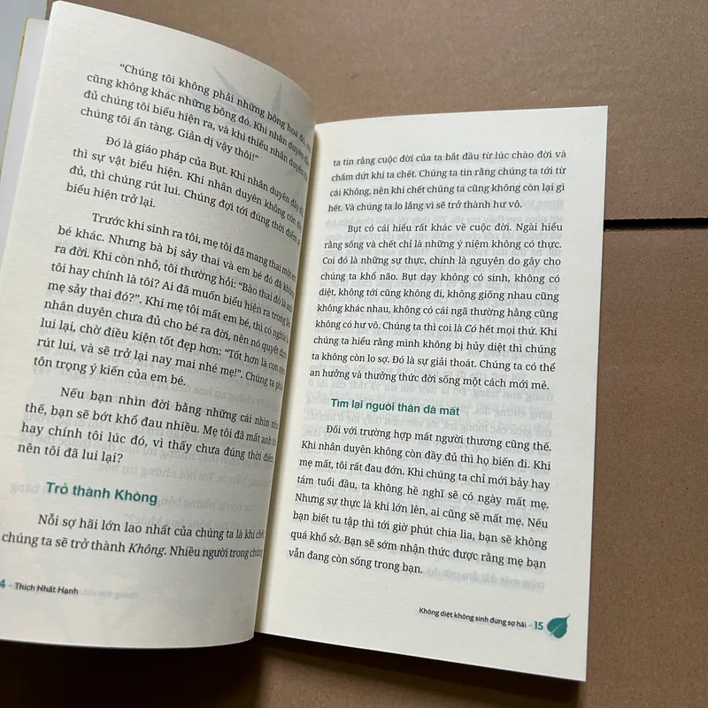 Không diệt không sinh đừng sợ hãi - Thích Nhất Hạnh 731871