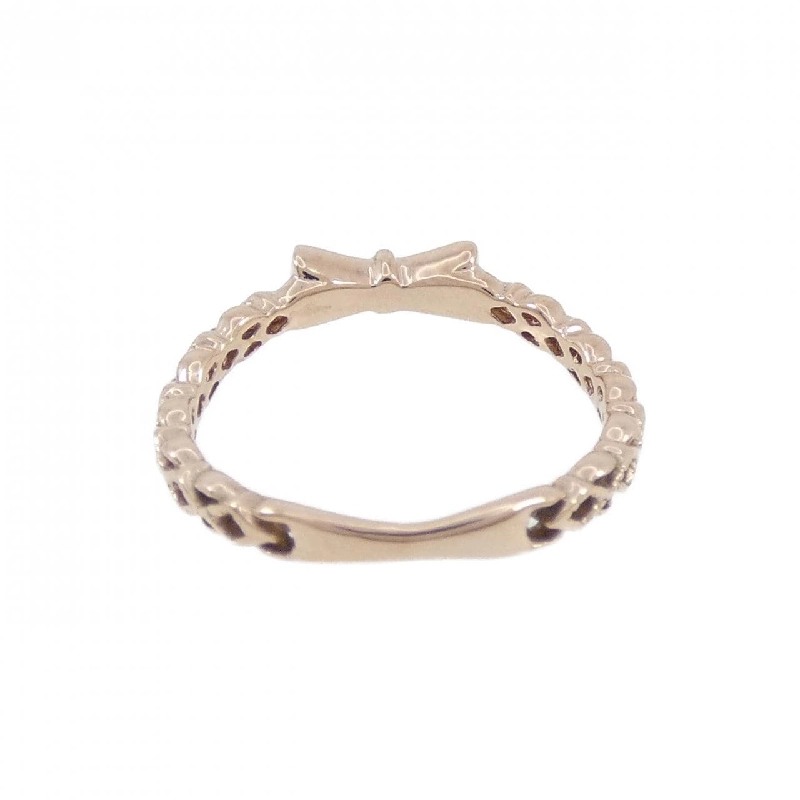 Nhẫn hồng ngọc K10PG với kim cương 0.02CT 670413