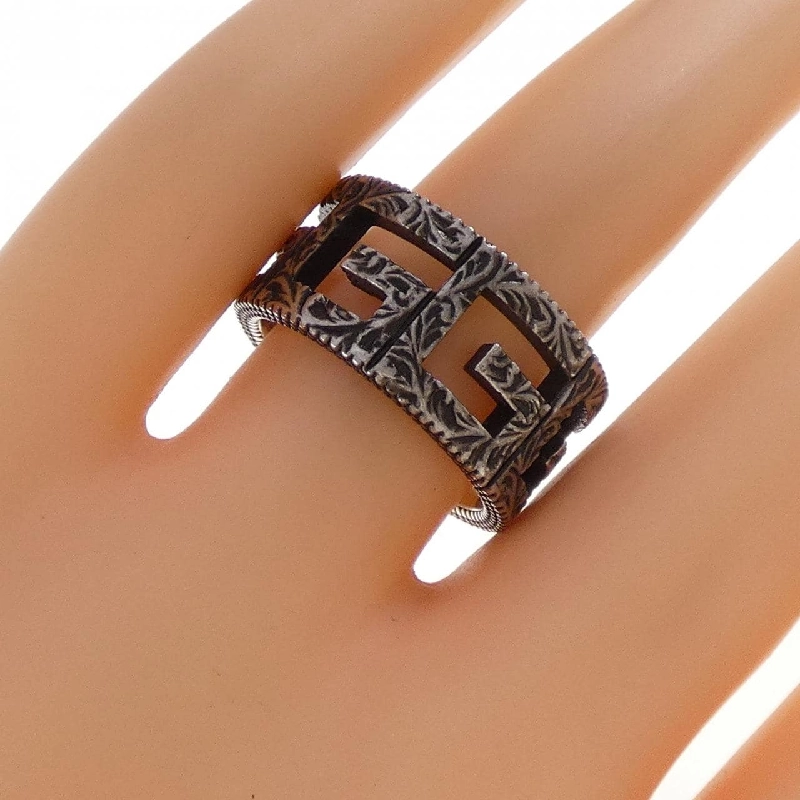 Nhẫn G chữ vuông Gucci - Hàng hiệu Authentic 837147